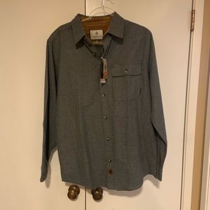 Mens wool button up Medium